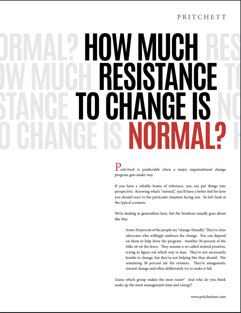 Change Resistance