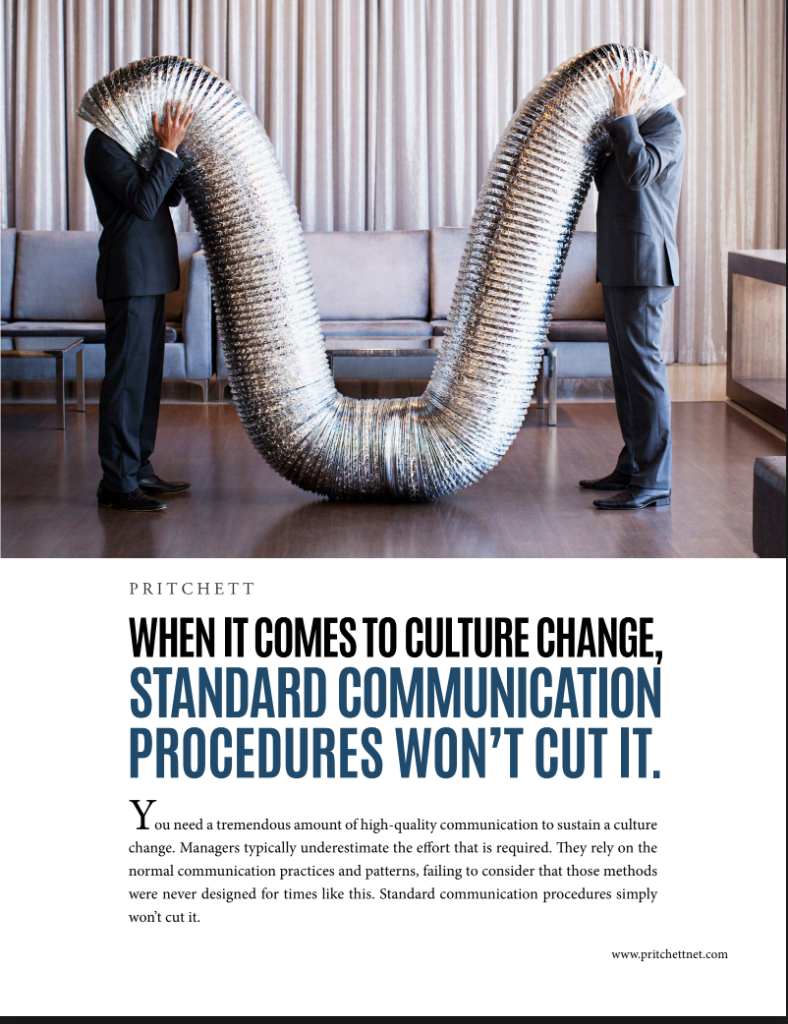 Culture Change & Communication Procedures