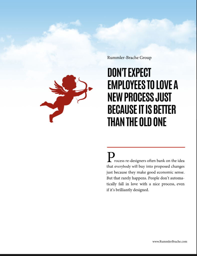 Don't Expect Employees To Love A New Process