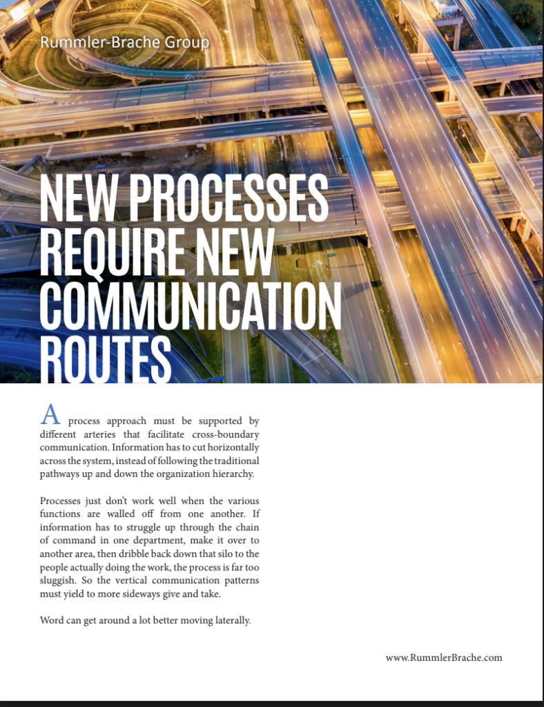 New Process New Communication Routes